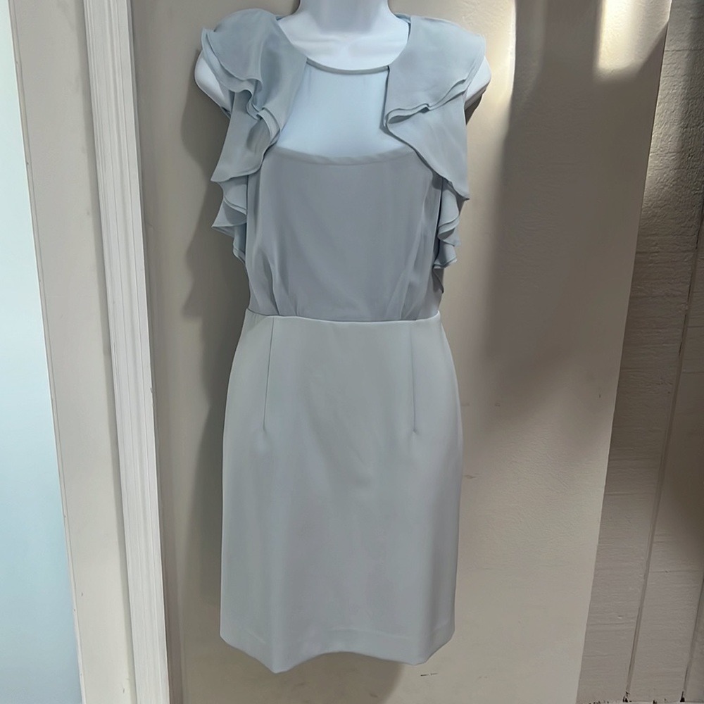Bebe Ruffle Bodice Dress